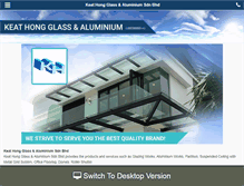Tablet Screenshot of keathongglass.com